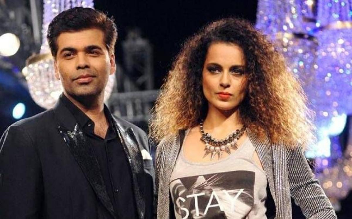 Open Letter to Karan Johar regarding Kangana Ranaut